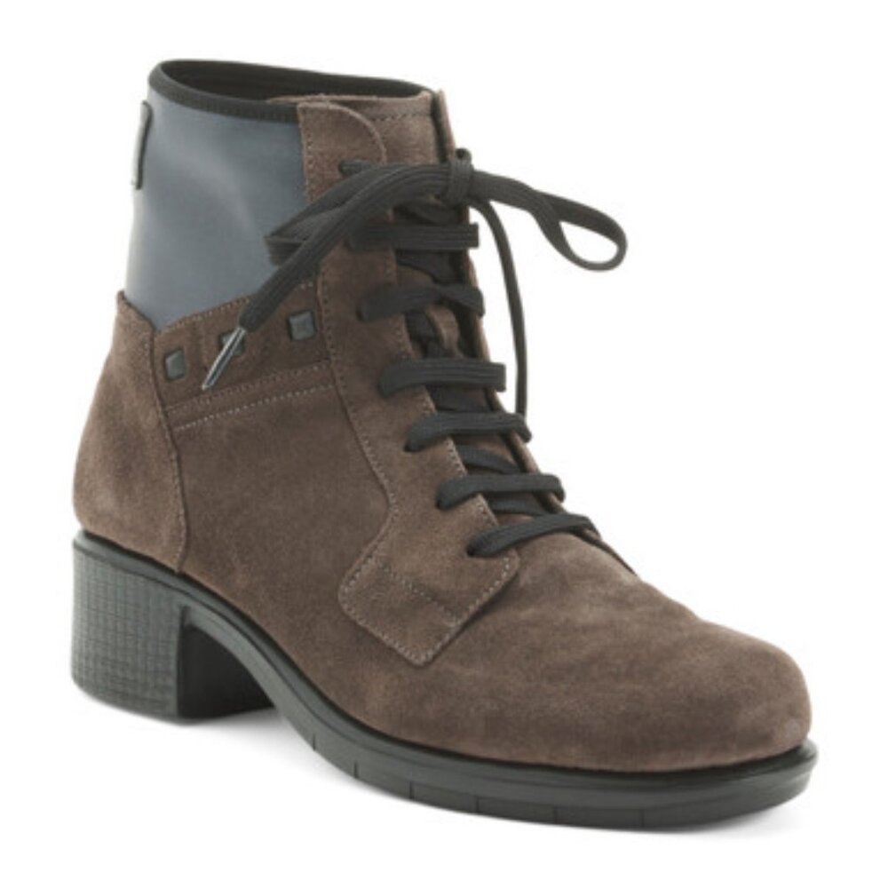 SAYDO Laced Up Suede Booties EU 36/37